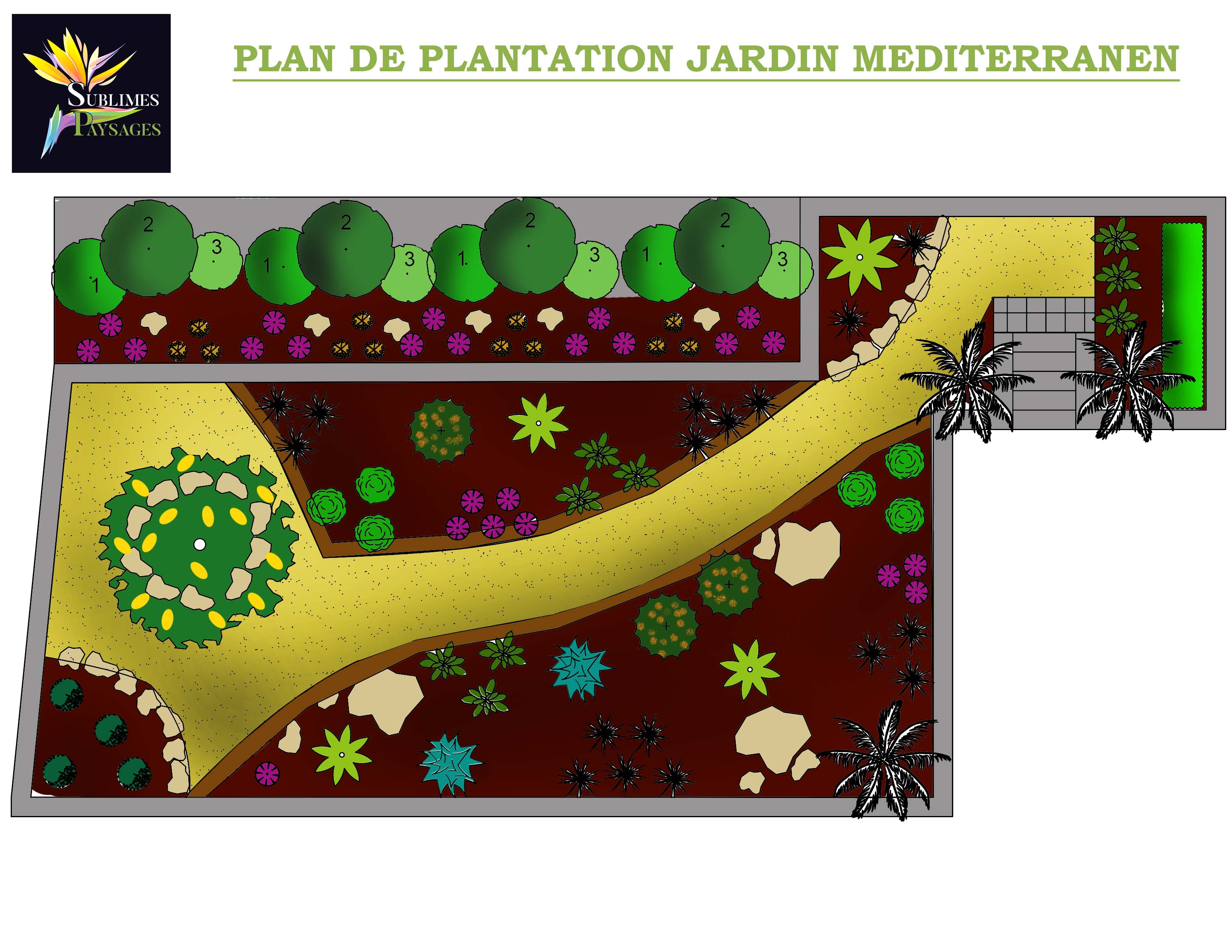 Aménagement d’un jardin méditerranéen aux plans de Carros (06510)