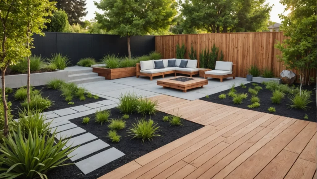 Jardin moderne